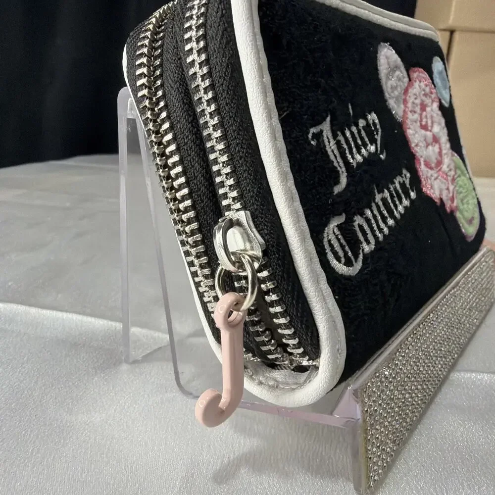 Juicy Couture Black/ White compact wallet